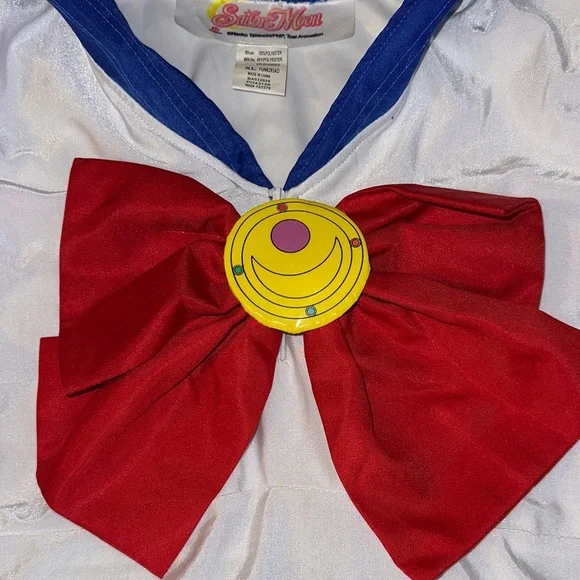 Sailor Moon Womens Cosplay Costume - Blue, White, and Red - Picture 3 of 9